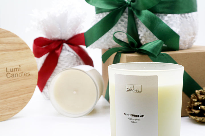 Gingerbread candle for Christmas 2023 by LUMI Candles PH