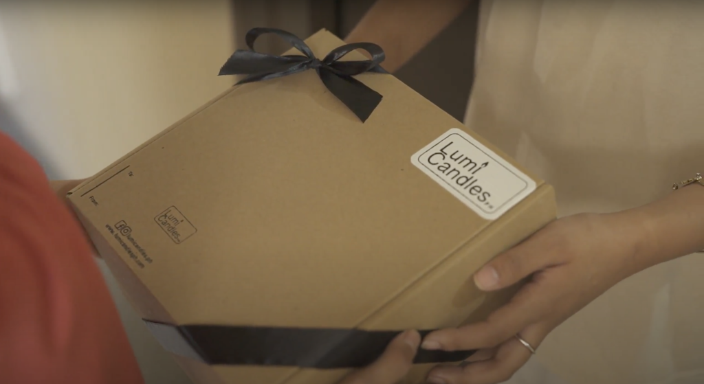 Giving out LUMI Gift for the holiday season