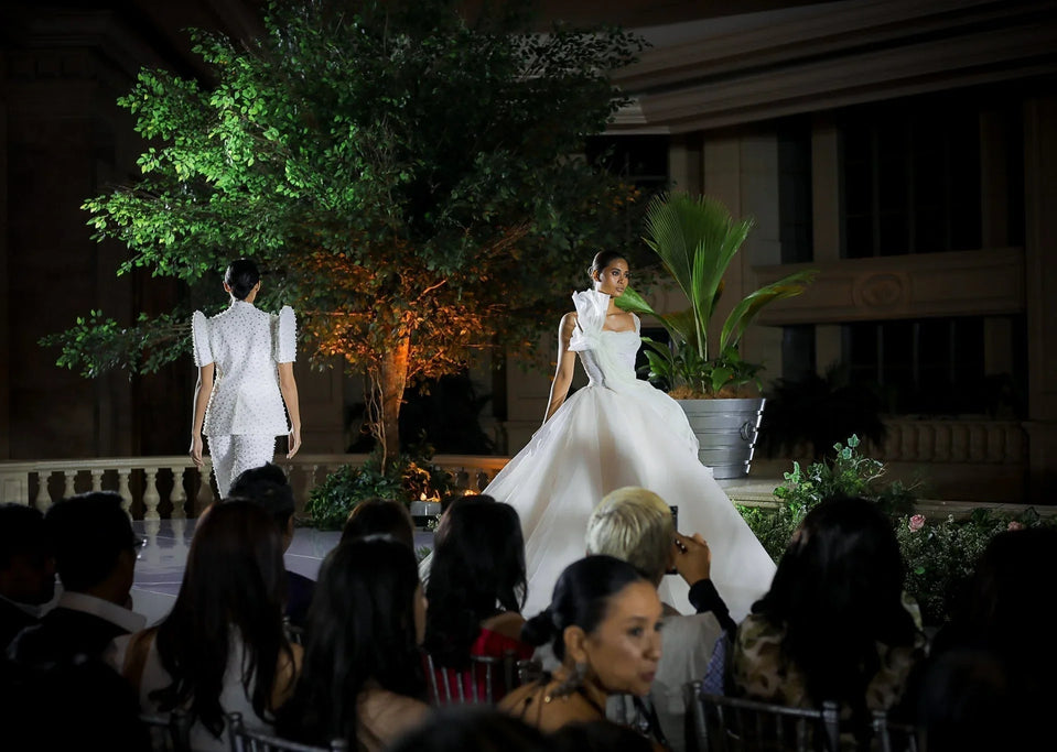 Michael Leyva bridal fashion couture show at Manila Peninsula with venue fragrancing by Lumi Candles PH