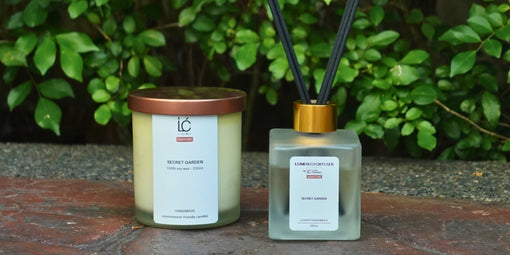 reed diffuser vs candle comparison photo