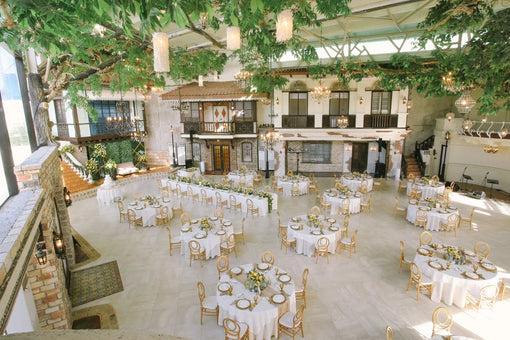 Elegant wedding venue set up before Lumi Candles PH venue fragrancing