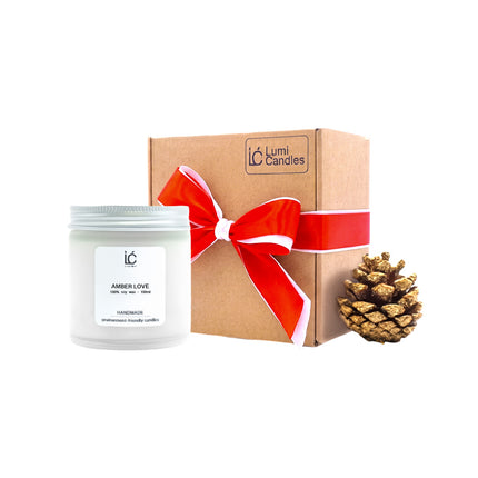 Amber Love LUMI Scented Soy Candle (100ml) Bulk Gift – Min. 4 pcs