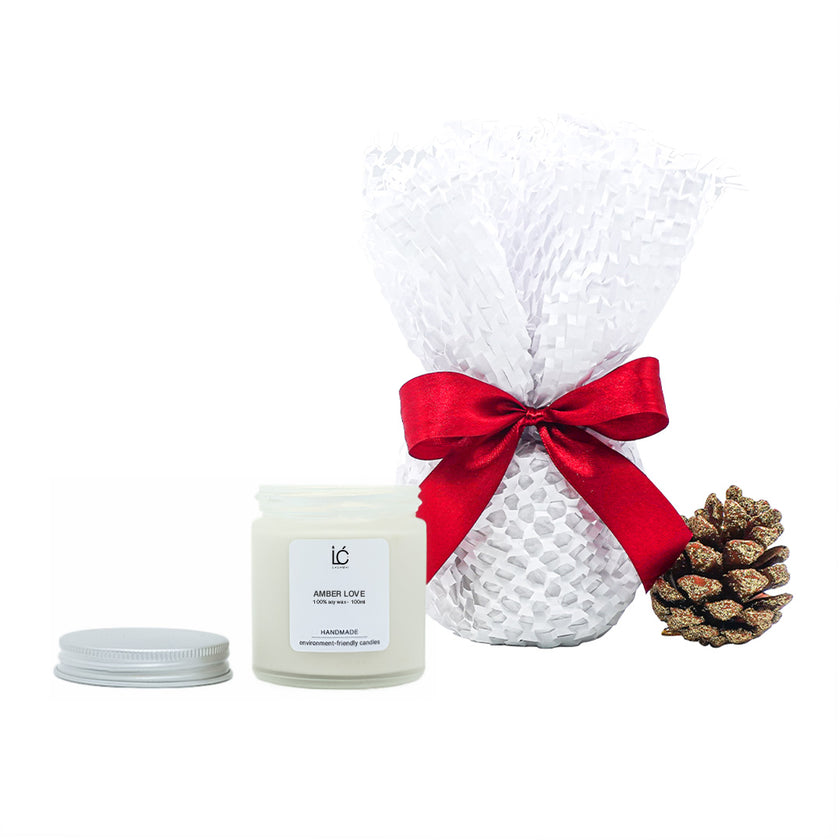 Amber Love LUMI Scented Soy Candle (100ml) Bulk Gift – Min. 4 pcs