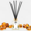 Amber Love LUMI Reed Diffuser scent profile illustration