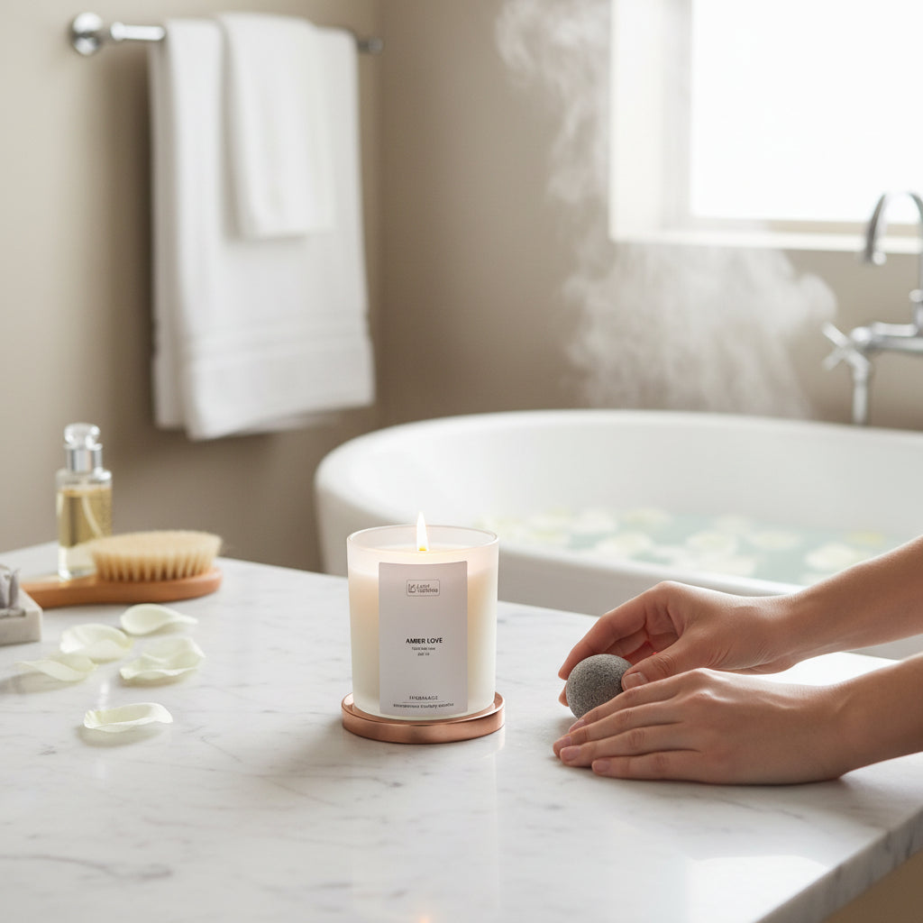 Amber Love Scented Soy Candle (250 ml)