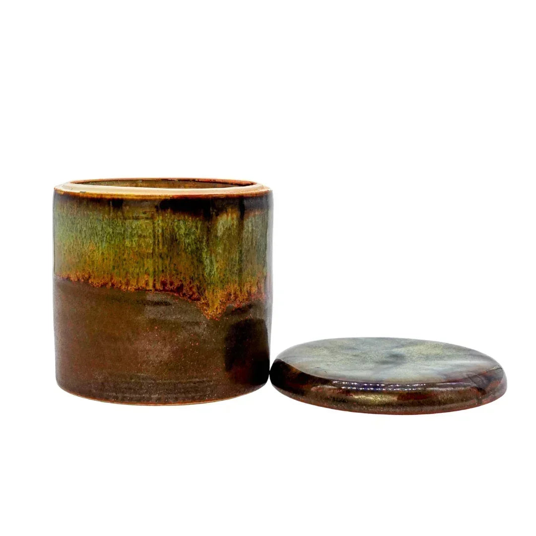 Amber Love Artisanal Scented Soy Candle Pot