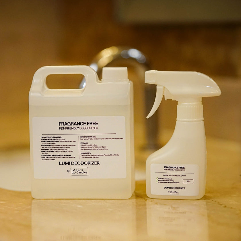 Pet Deodorizer (Fragrance-Free) with Refill Bundle