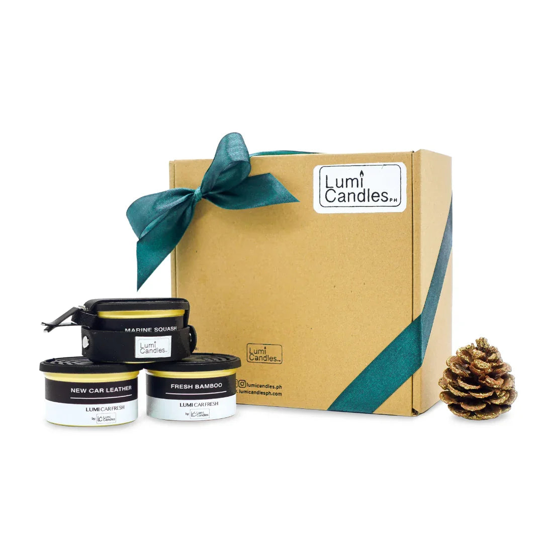 Three Car Fresheners with a Free Holder Gift Bundle