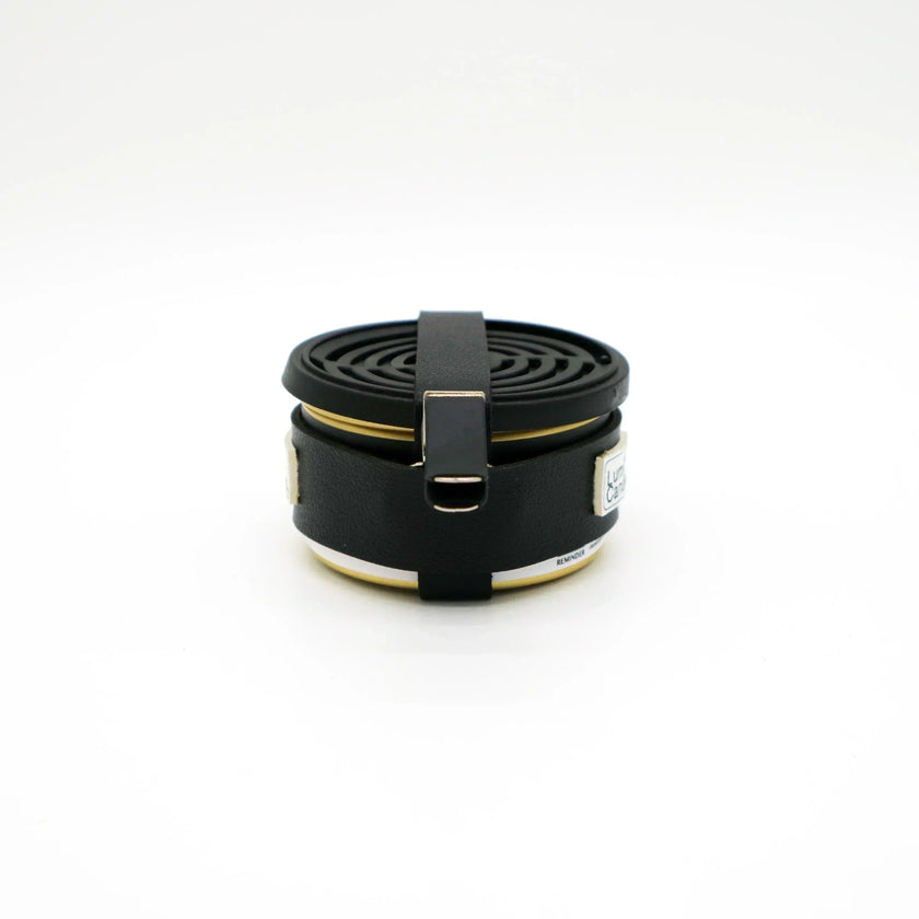 Side view of the Secret Garden LUMI Car Freshener with Holder