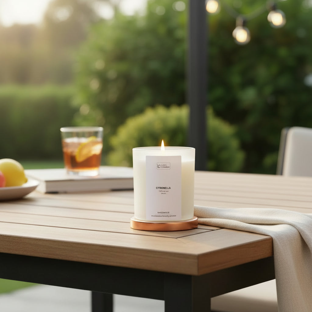 Citronella Scented Soy Candle (250ml) - Classic Blend