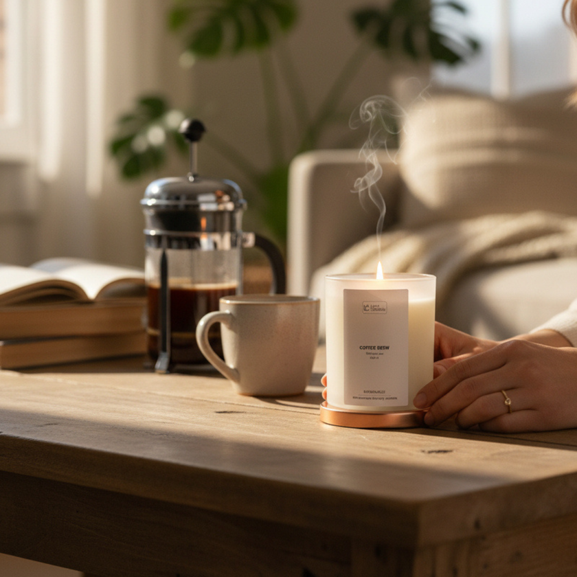 Coffee Brew Scented Soy Candle (250ml) - Classic Blend
