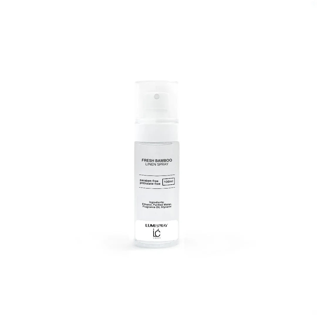 Fresh Bamboo LUMI Room and Linen Spray (100ml) bottle on its own