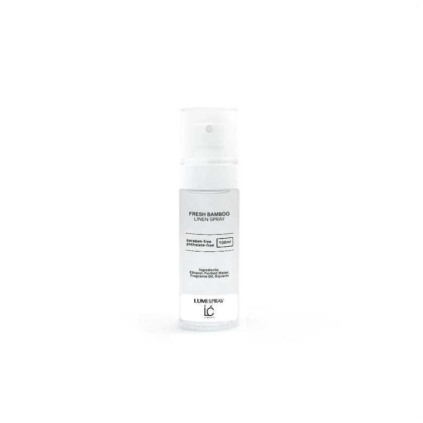 Fresh Bamboo LUMI Room and Linen Spray (100ml) bottle on its own