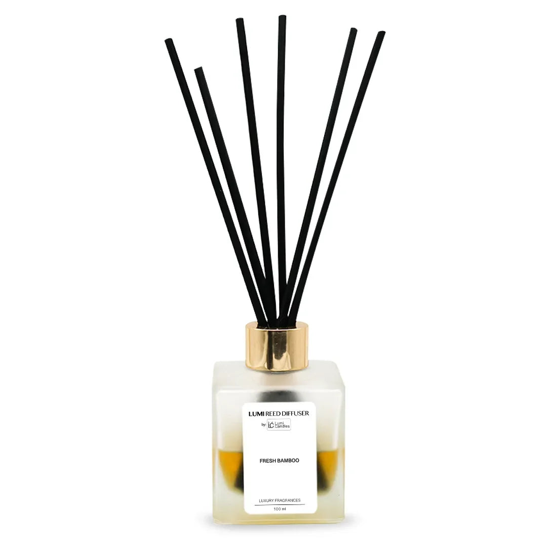 Fresh Bamboo LUMI Reed Diffuser - Long-Lasting Home Fragrance