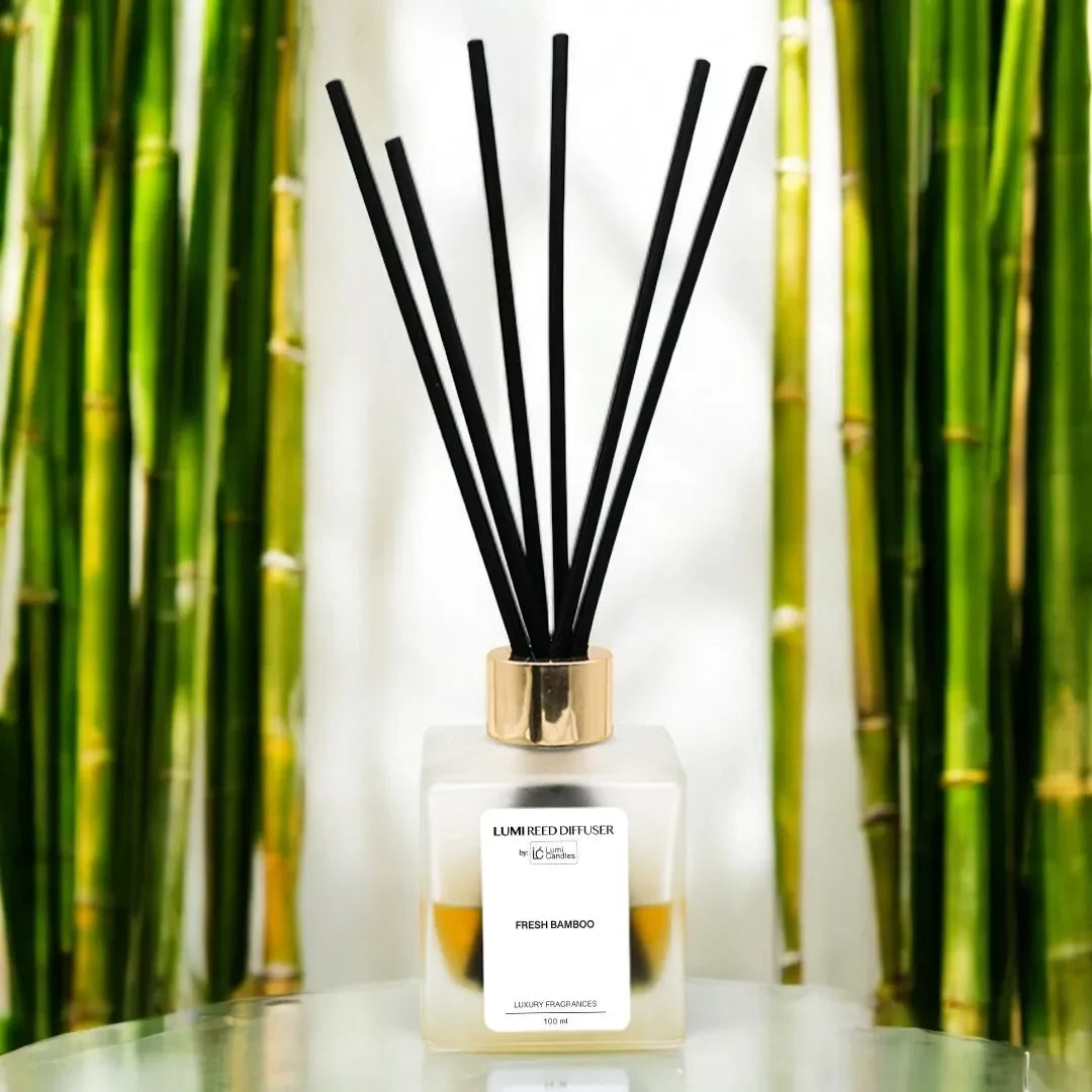 Fresh Bamboo LUMI Reed Diffuser - Long-Lasting Home Fragrance