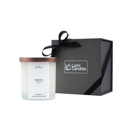 Green Tea Scented Soy Candle (250ml) - Classic Blend