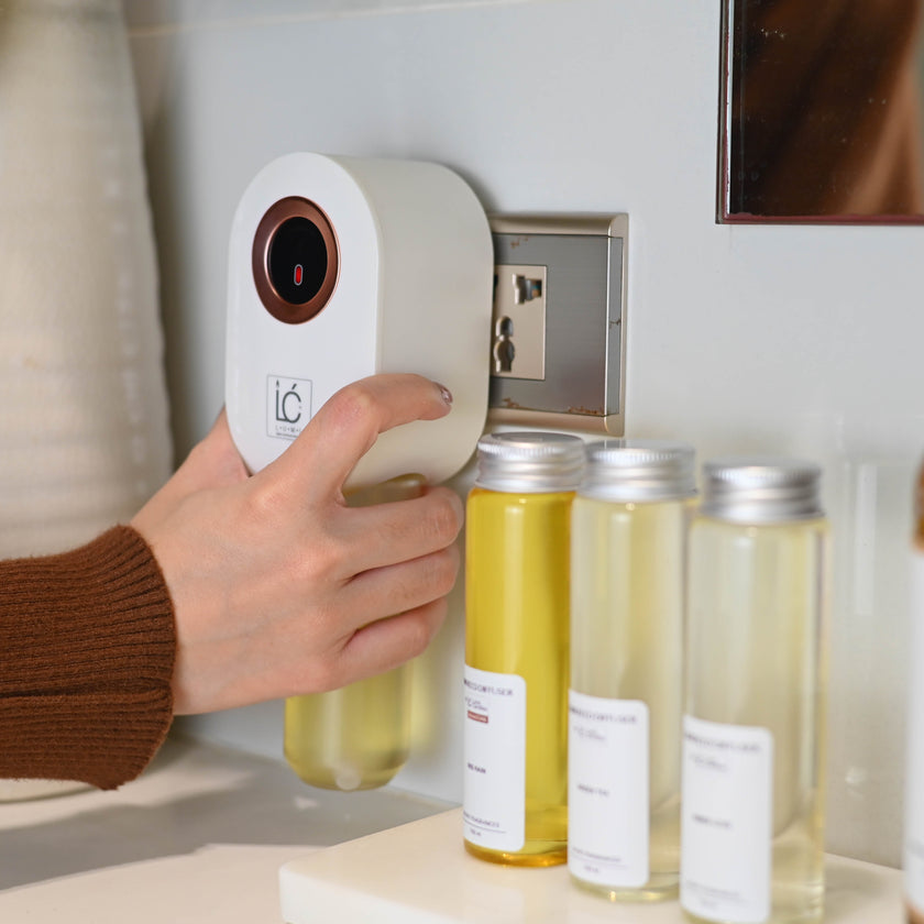 LUMI Plug-In Diffuser with Free 100ml Fragrance Oil (Good for up to 2 months use!)