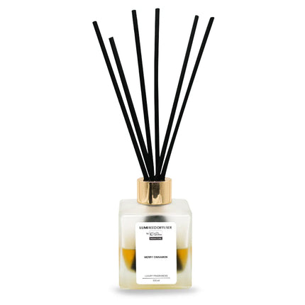 Merry Cinnamon LUMI Reed Diffuser – Signature Blend Christmas Scent