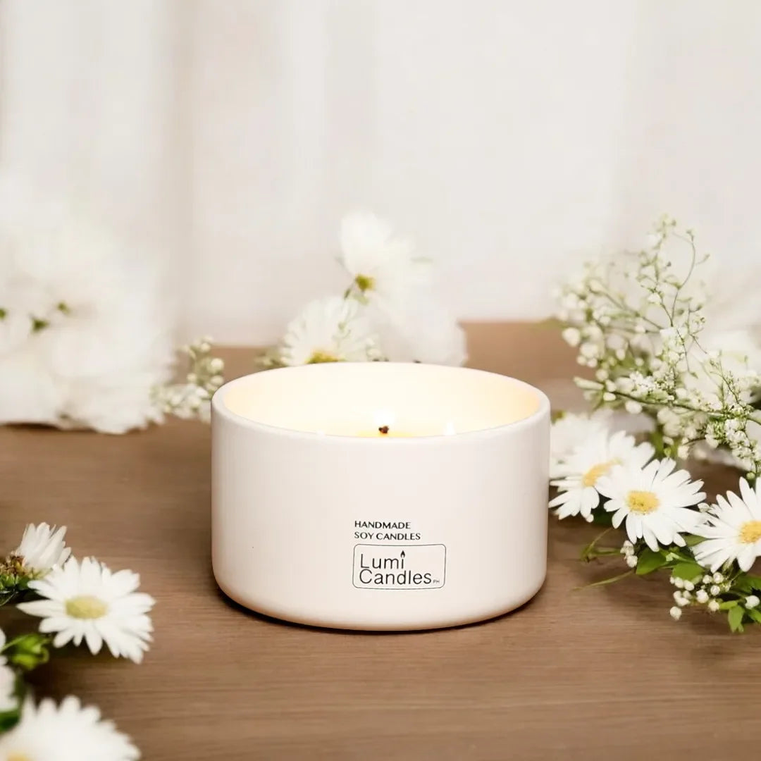 Morning Flower Scented Soy Candle (800 ml) – Signature Blend