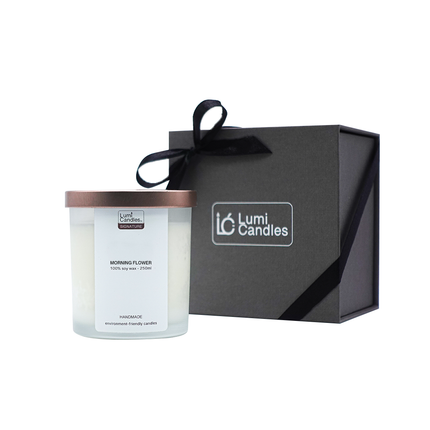 Morning Flower Scented Soy Candle (250ml) - Signature Blend