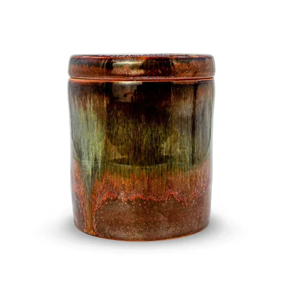 Amber Love Artisanal Scented Soy Candle Pot