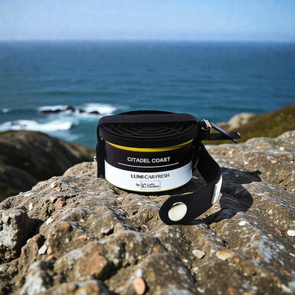Lumi Car Freshener with Holder in the scent of Citadel Coast