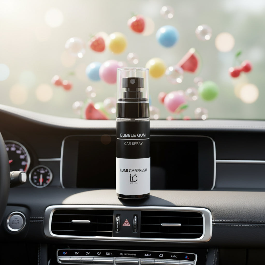 Lumi Candles New Car Spray in the scent of bubblegum