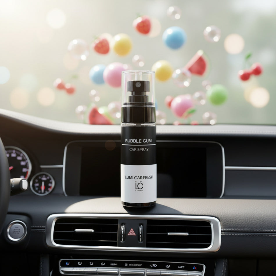 Lumi Candles New Car Spray in the scent of bubblegum
