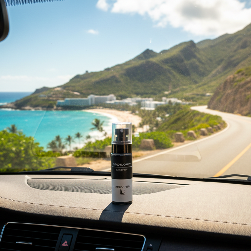 Lumi Candles New Car Spray in the scent of citadel coast