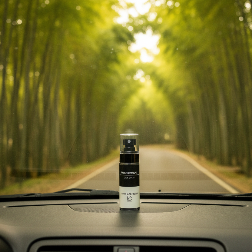 Lumi Candles New Car Spray in the scent of fresh bamboo