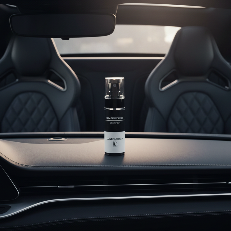 Lumi Candles New Car Spray in the scent of new car leather