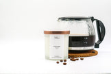 coffee brew scented soy candle by lumi candles ph
