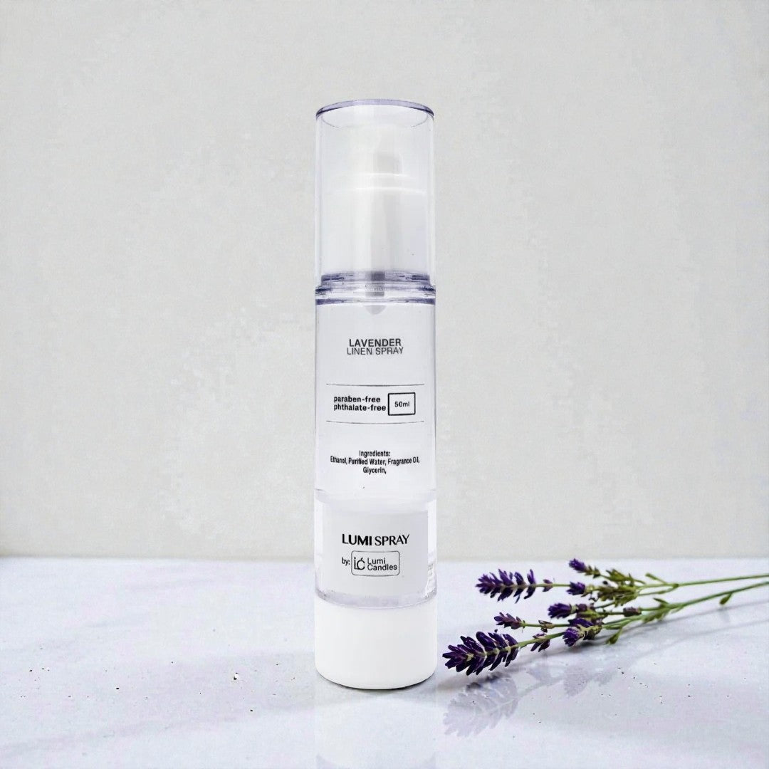Lumi Candles Linen Spray 50 ml in Lavender scent