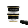 LUMI Car Air Freshener Duo Bundle in New Car Leather and Marine Squash scents