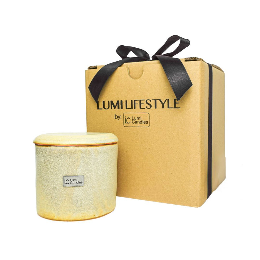 Amber Love Artisanal Scented Soy Candle Pot - Classic Blend
