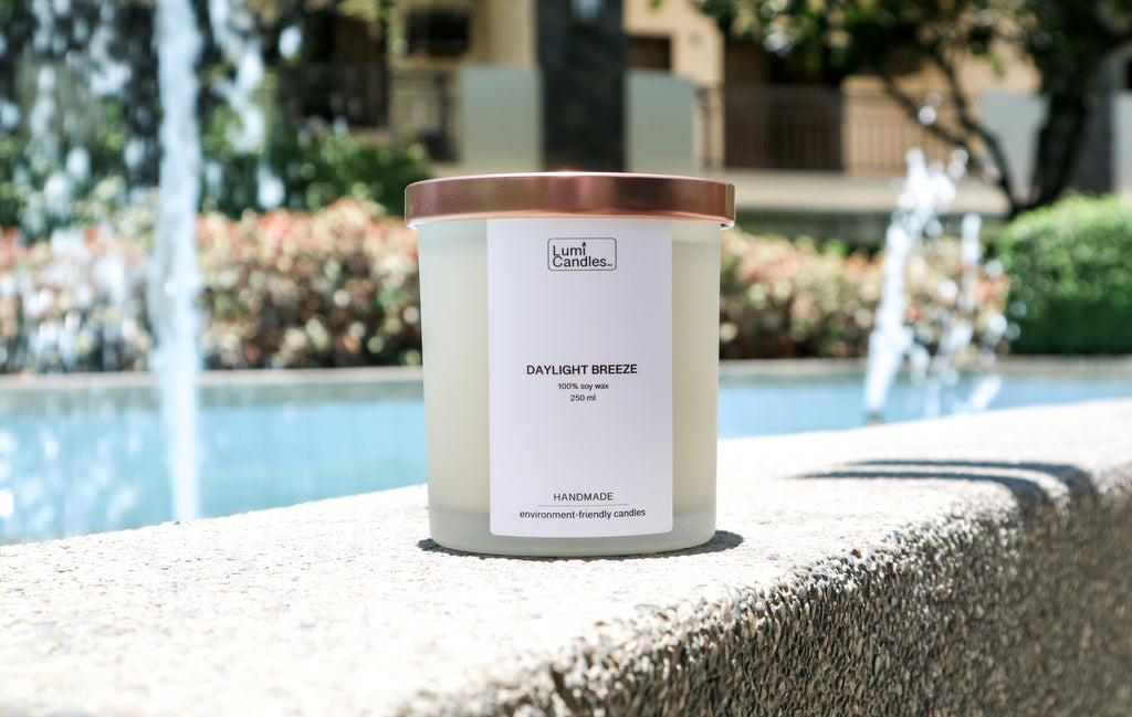 daylight breeze summer candle by lumi candles ph