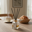 Vanilla LUMI Reed Diffuser styled in a home lifestyle setting