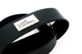 Black leather strap for car fresh by LUMI Candles PH