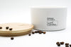 Cafe Latte LUMI scented candle with bamboo lid at 800 ML by LUMI Candles PH