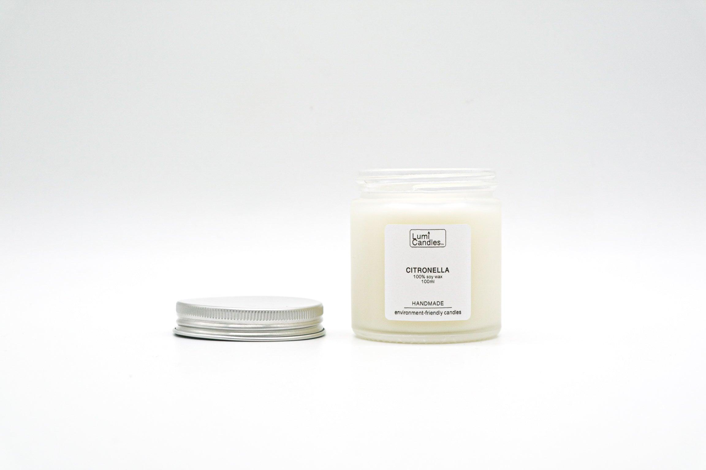 Citronella LUMI scented candle at 100 ML by LUMI Candles PH