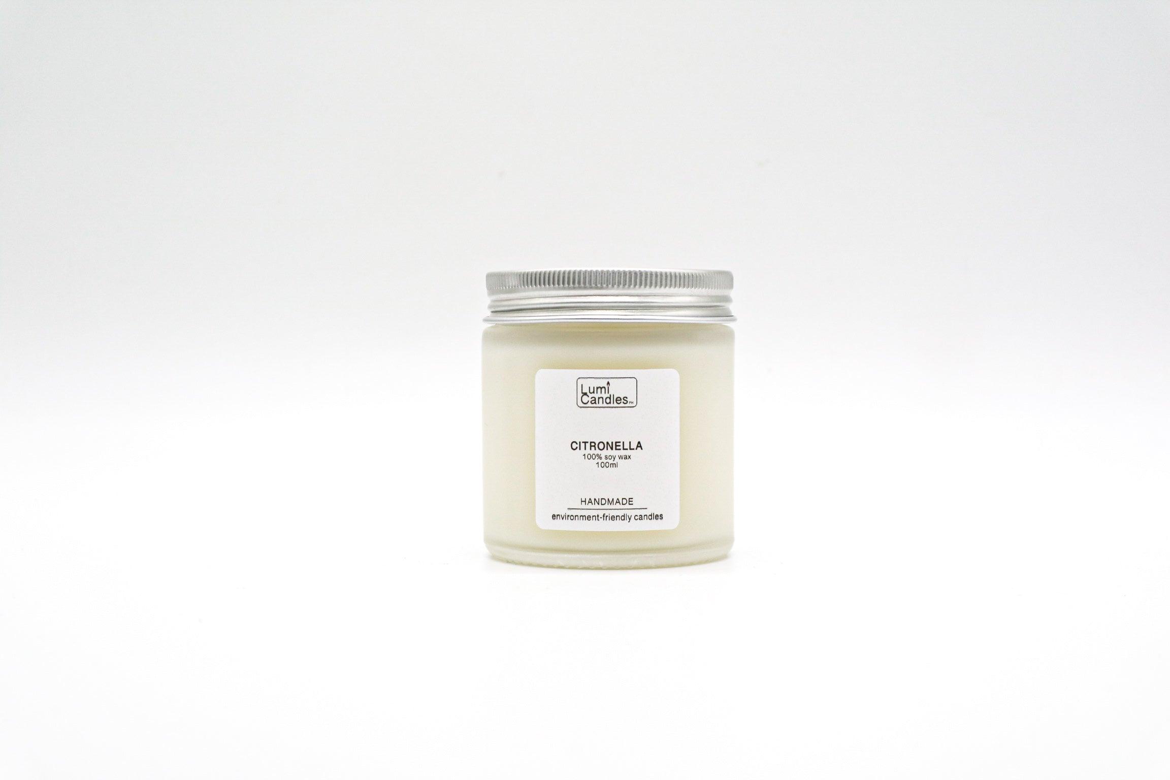 Citronella LUMI soy candle at 100 ML by LUMI Candles PH