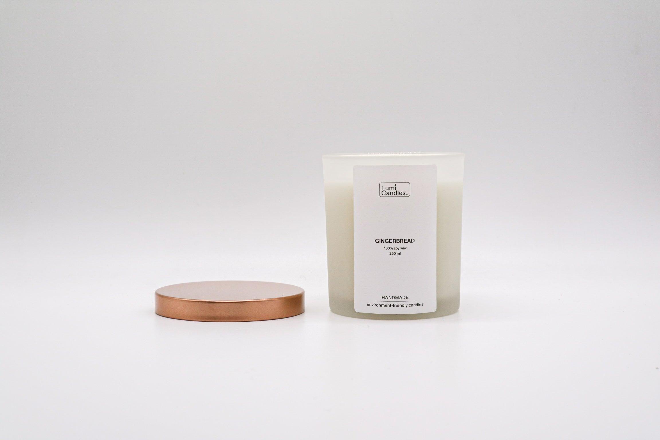Gingerbread LUMI scented candles at 250 ML by LUMI Candles PH