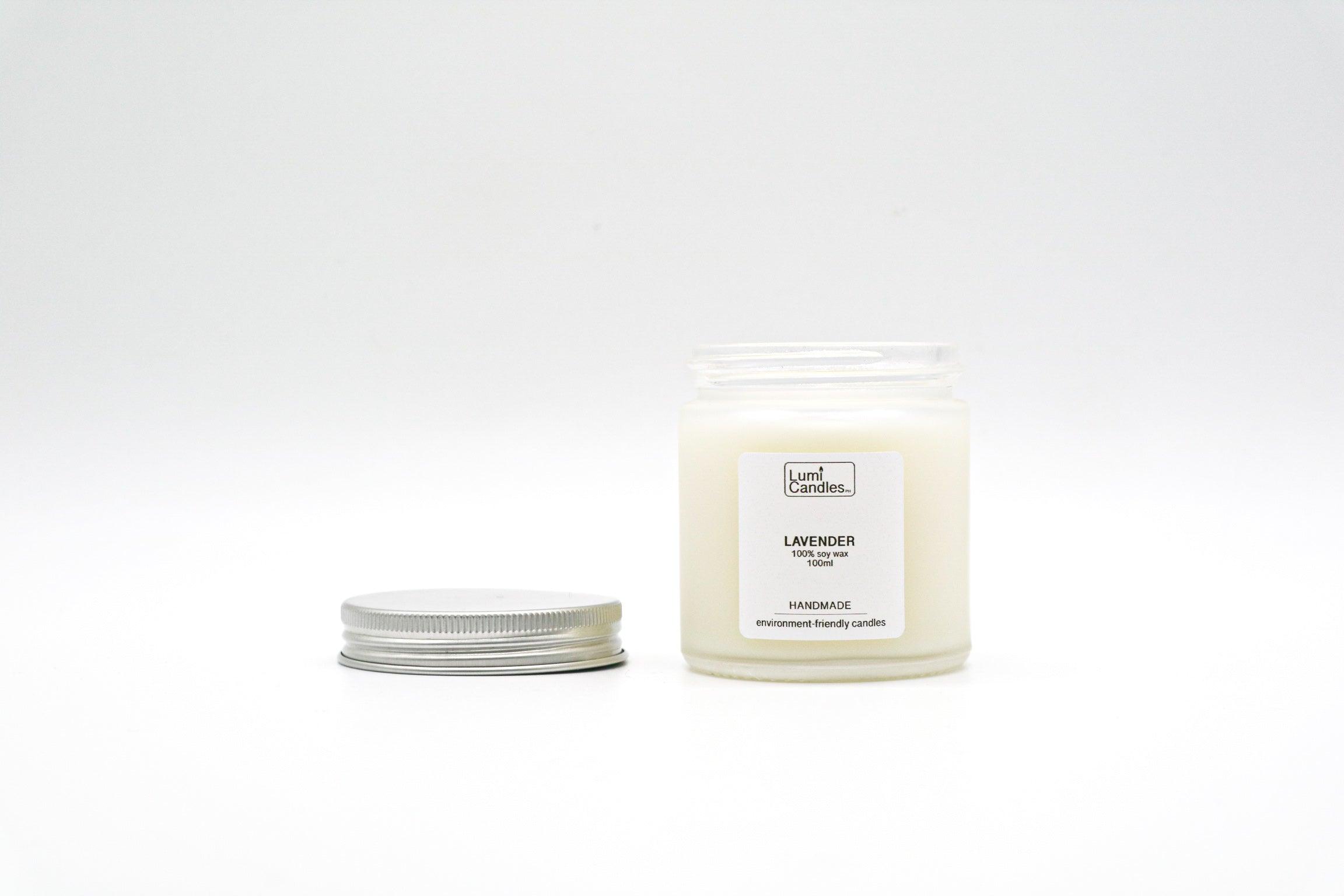 Lavender LUMI soy candle at 100 ML by LUMI Candles PH