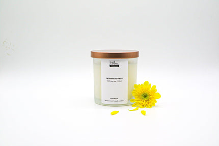 Morning Flower scented candle at 250 ML by LUMI Candles PH