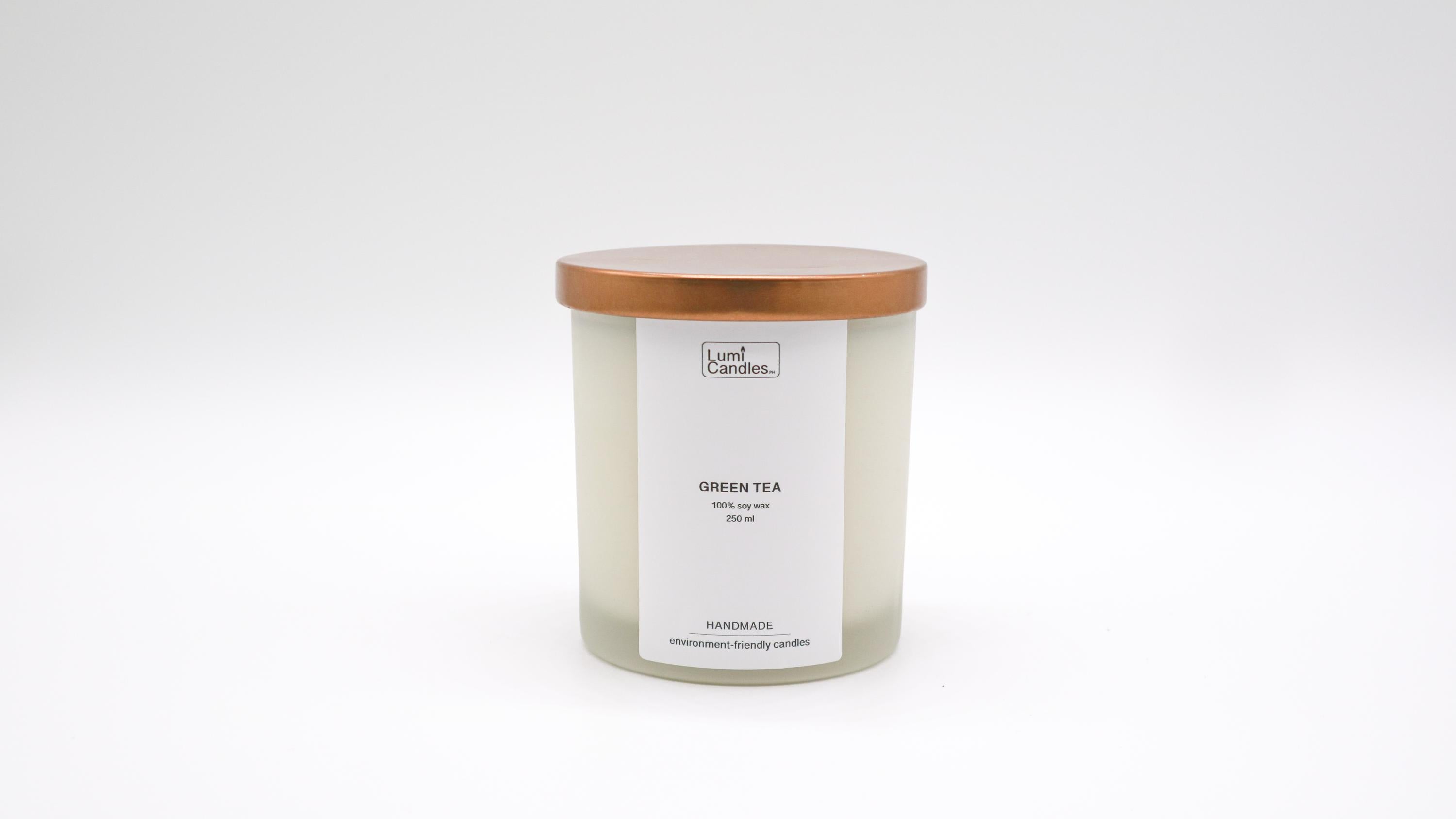Green Tea Scented Soy Candle (250 ml)