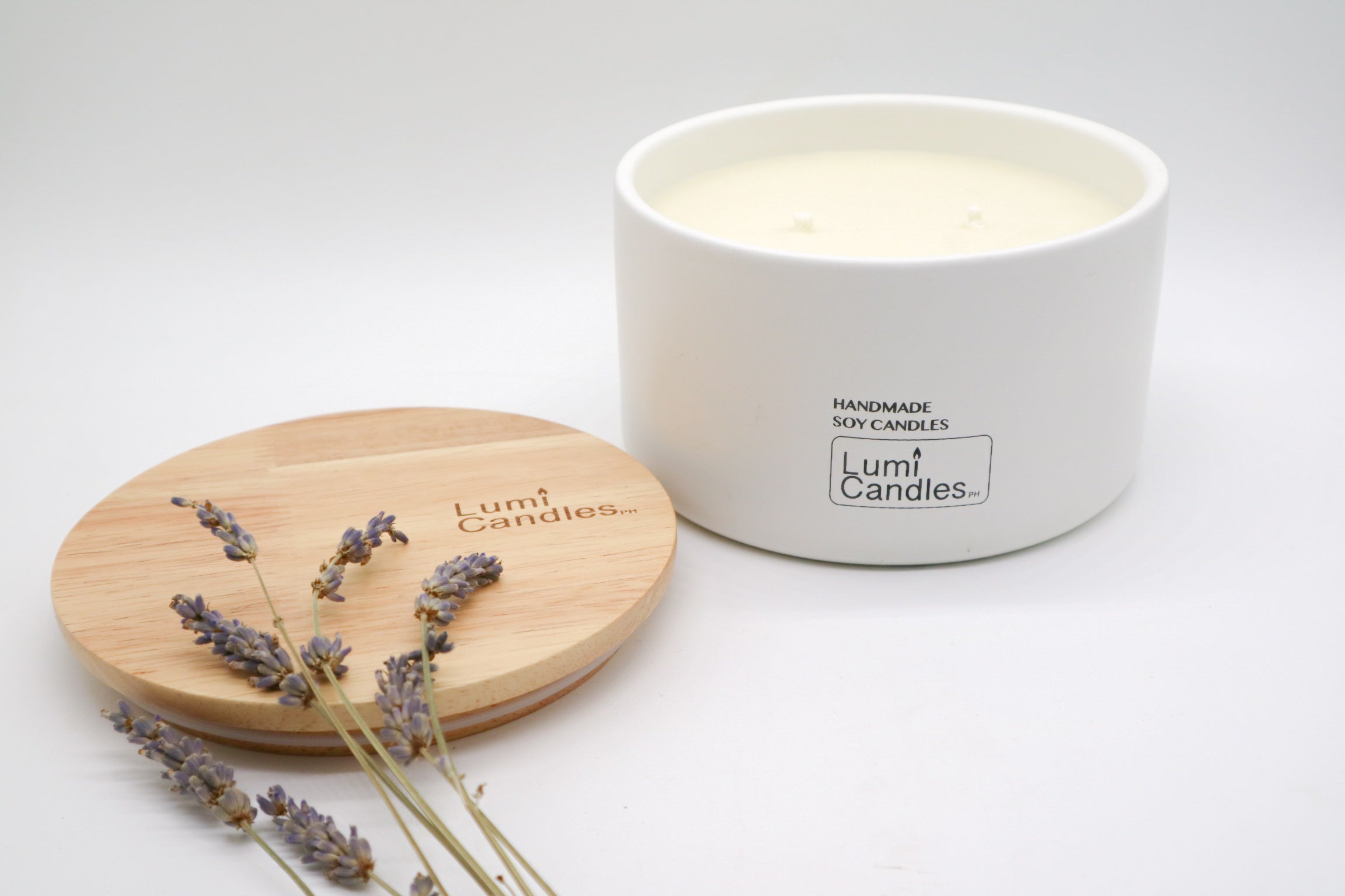 (Holiday Gifts min. 4pcs) Lavender Scented Soy Candle 800ml
