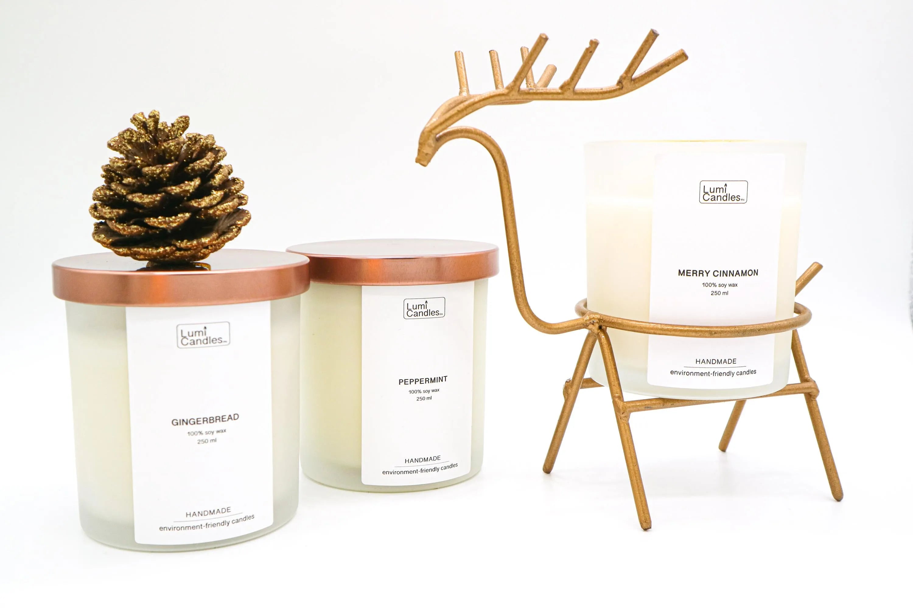 Reindeer Holder and 4 RG LUMIs Bundle B - Lumi Candles PH