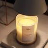 White Marble Candle Warmer and 5 RG Frosted Bundle B