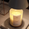 White Marble Candle Warmer and 5 RG Frosted Bundle B - Lumi Candles PH
